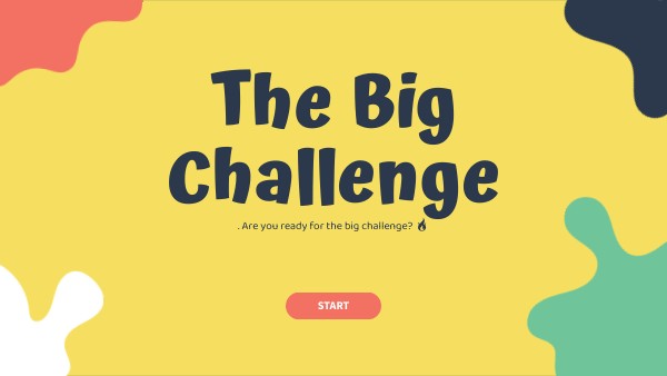 The Big Challenge | Genially