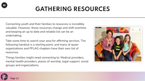 Gathering resources | Genially