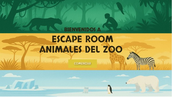 ESCAPE ROOM Animales del zoo | Genially