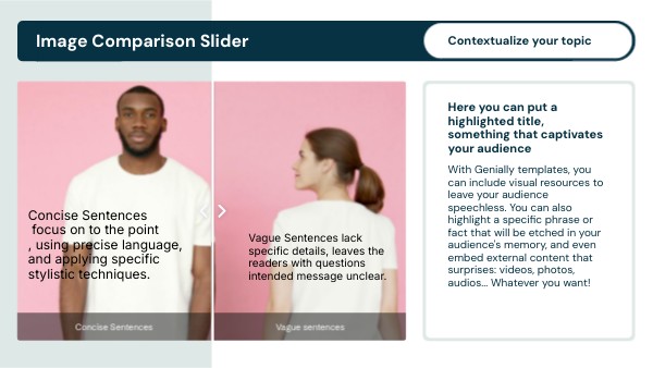 Image Comparison Slider | Genially