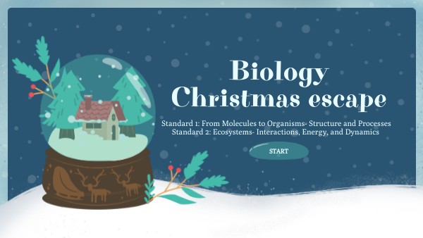 Biology Christmas escape | Genially
