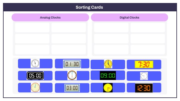 Sorting Cards | Genially