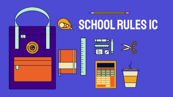 school Rules 1C | Genially