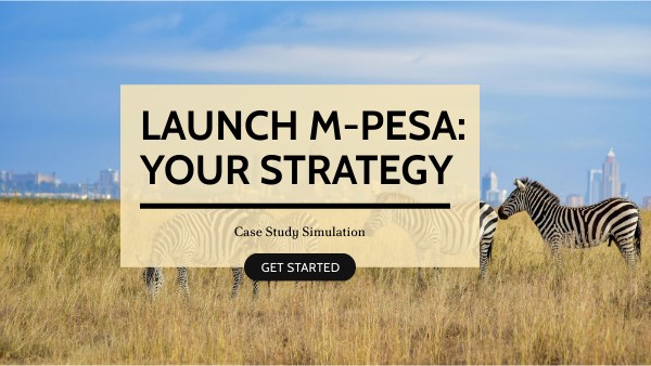 M-PESA Case Study Simulation | Genially