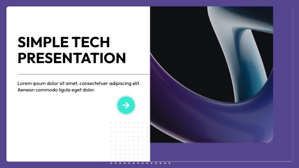 SIMPLE TECH PRESENTATION | Genially