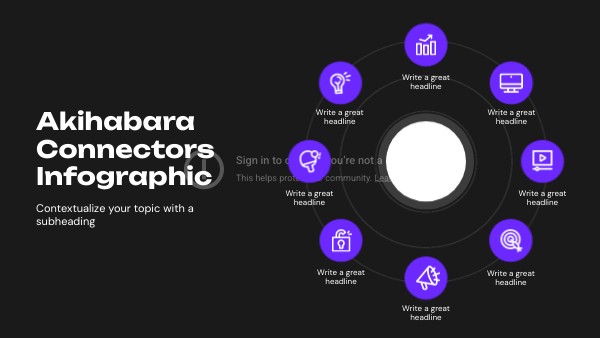Akihabara Connectors Infographic | Genially