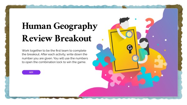 AP Human Geography Review Breakout | Genially