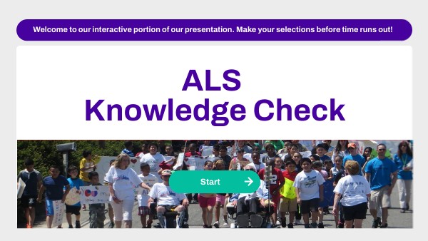 ALS Knowledge Check | Genially