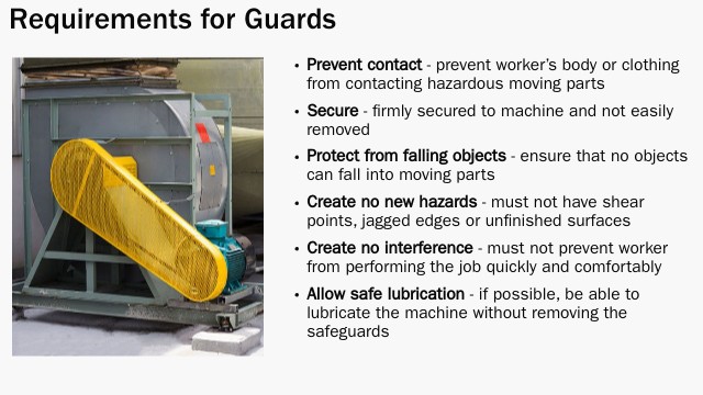 Machine Guarding Training - Slide 8 | Genially