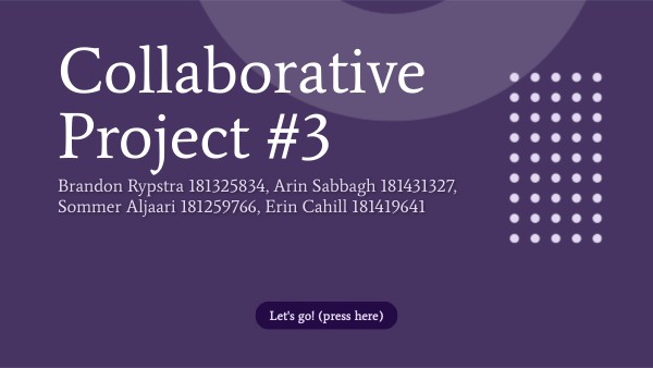 Collaborative Project #3 | Genially