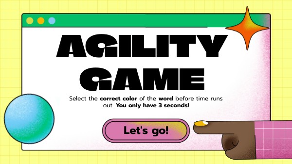 Agility game | Genially