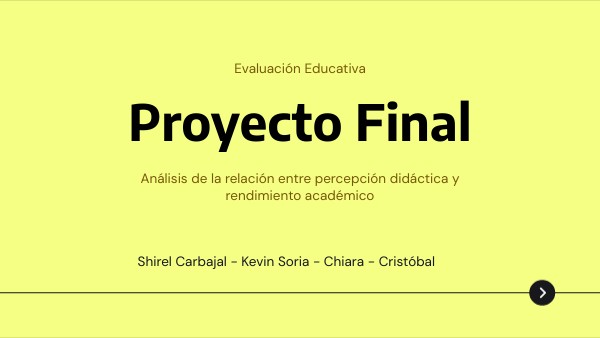 Proyecto Final | Genially