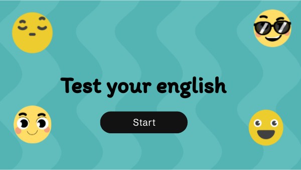 Test your english | Genially