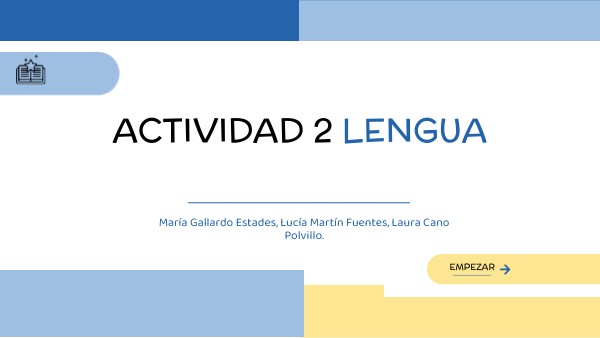 Actividad 2 LENGUA | Genially