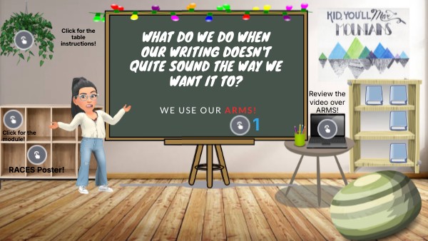 Honors ARMS: Edit/Revise Performance Task | Genially