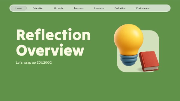 Reflection Overview | Genially