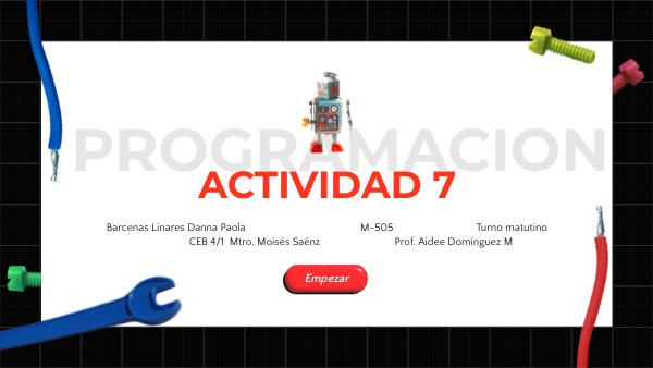 PROGRAMACION | Genially