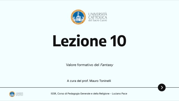 Lezione 10 | Genially