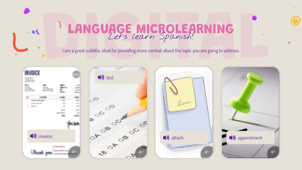 Language Microlearning | Genially