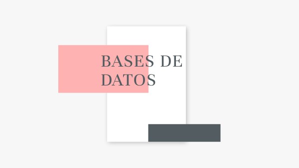Bases de datos | Genially