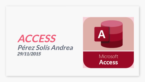 AccesS | Genially