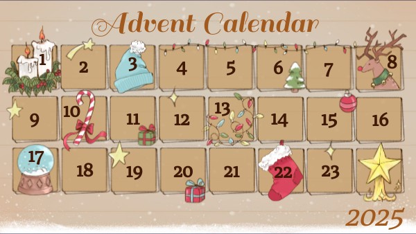 Advent Calendar Aula Virtual | Genially