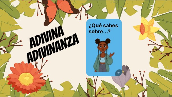 Adivina adivinanza | Genially
