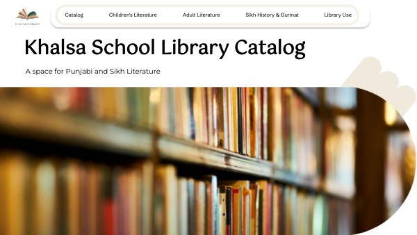 Khalsa School Library Catalog | Genially