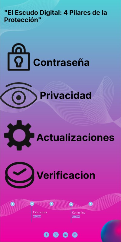 "El Escudo Digital: 4 Pilares de la Protección" | Genially