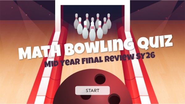 Math Bowling Quiz | Genially