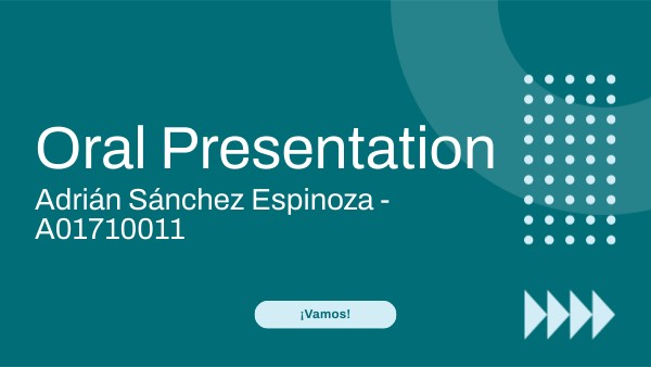 Oral Presentation | Genially