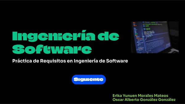 Ingeniería de Software | Genially
