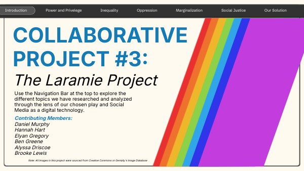 COLLABORATIVE PROJECT #3: | Genially