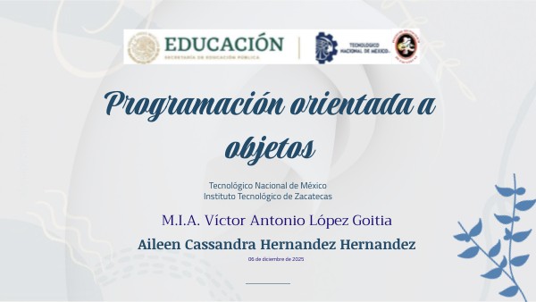 Programación orientada a objetos | Genially