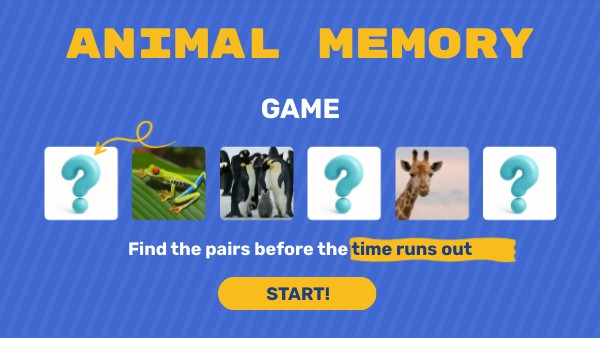 Memory Game PE | Genially