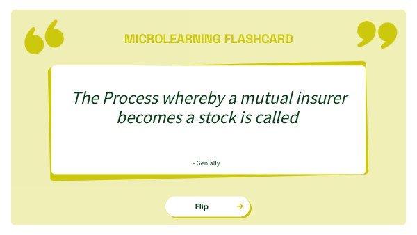 Insurance FLASHCARD | Genially