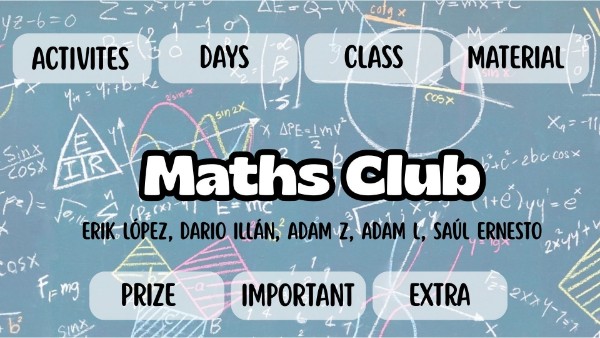 Maths Club | Genially