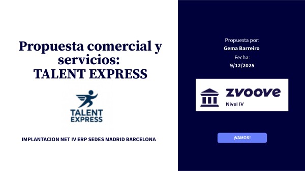 Propuesta Comercial Talent Express 2 | Genially