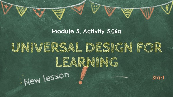 Universal Design for Learning | Genially