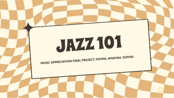 Jazz 101 | Genially
