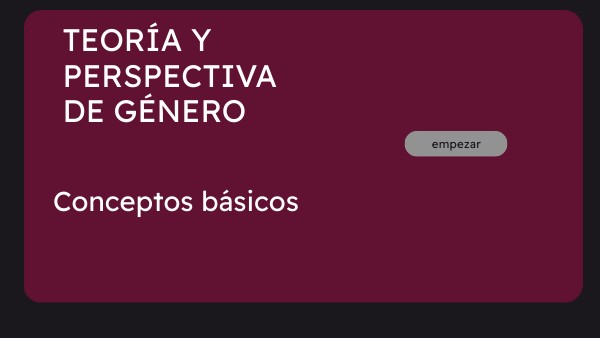 Conceptos básicos | Genially