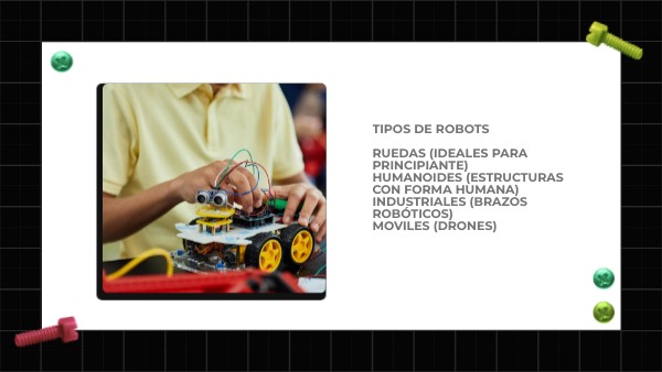 TIPOS DE ROBOTS RUEDAS (ideales para principiante) HUMANOIDES ...