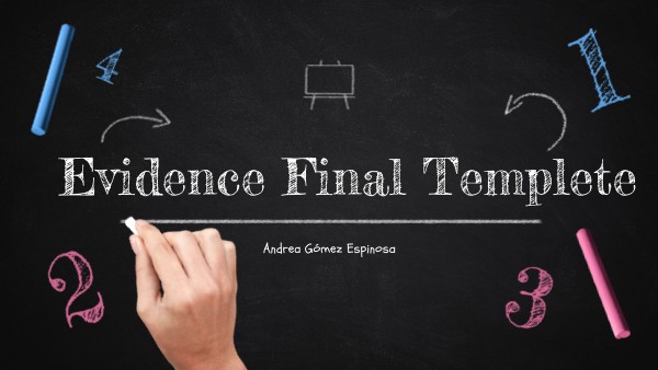 Evidence Final Template | Genially
