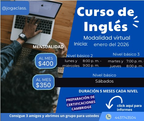 curso de inglés 2026 | Genially