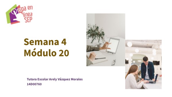Semana 4 Módulo 20 | Genially