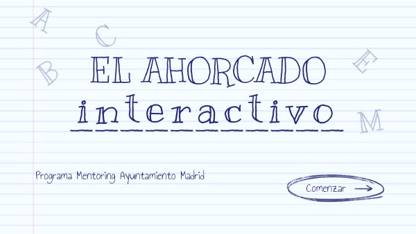Juego del Ahorcado Mentoring | Genially