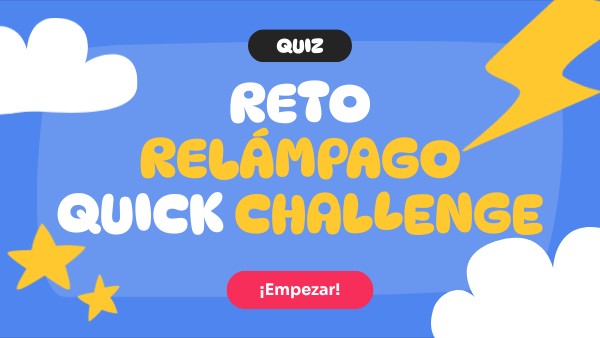 Grado 3-5. Reto relámpago | Genially