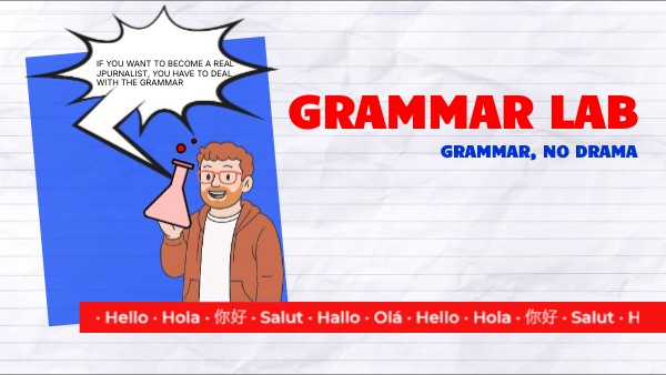 GRAMMAR LAB | Genially