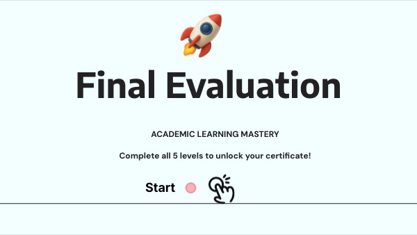 Final Evaluation For Academic Listening | Genially