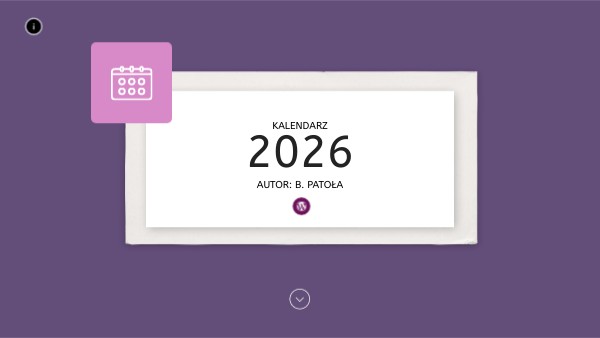 KALENDARZ 2026 | Genially
